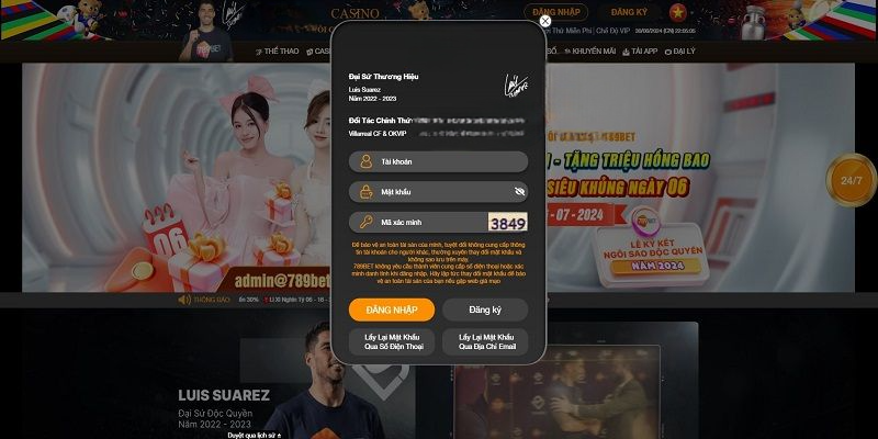Đăng Nhập 789BET - Hướng Dẫn Cách Thực Hiện Chuẩn Xác Đăng nhập trang 789Bet